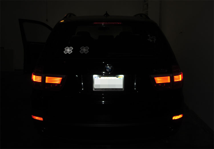 iJDMTOY Reflective Vinyl Decal vs Regular White Decal