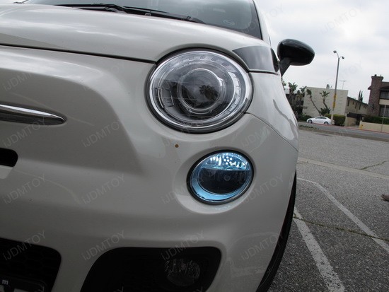 fiat 500 driving light bulb