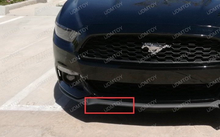 2020 mustang gt front license plate bracket