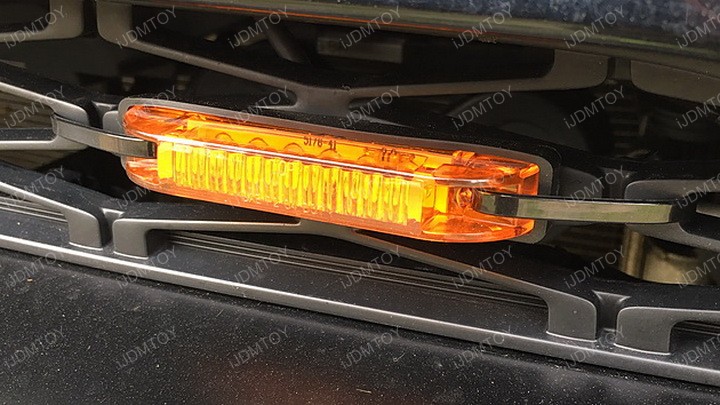 Toyota Tacoma 4Runner 3pcs Amber Lens LED Grille Marker Lights