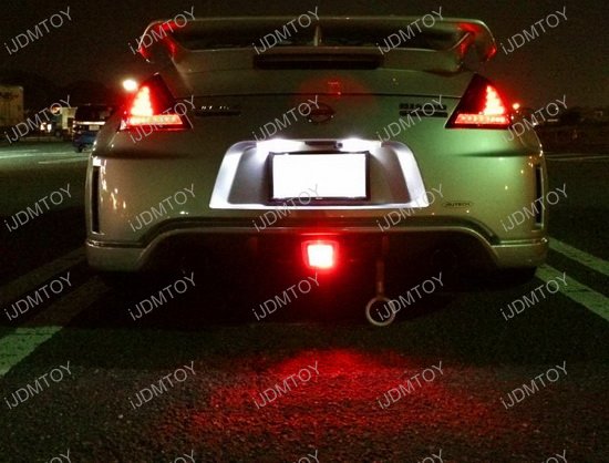 2009 Up Nissan 370z Led 4th Brake Rear Fog Light Reverse Lamp Diy