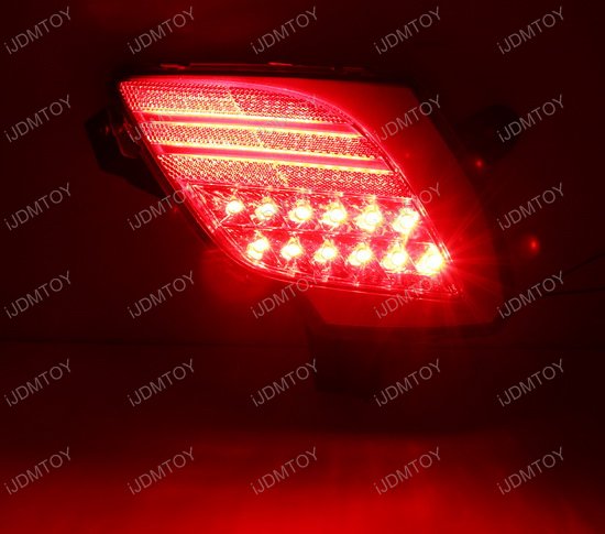 2013 2016 Mazda Cx 5 Led Rear Fog Lights Bumper Reflector Brake Lamps 0850