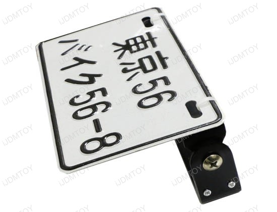 180° Angle Adjustable License Plate Mount Bracket For Motorcycle Bike ...