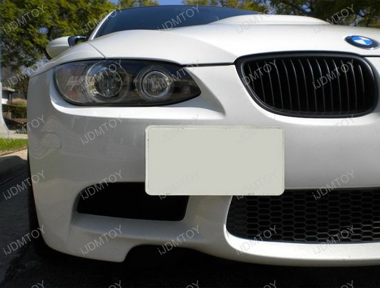 Bmw tow hook license plate #6