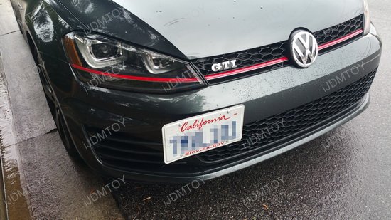 Volkswagen GTi/Golf Tow Hole License Plate Relocator