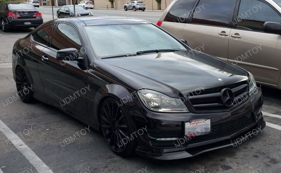 Mercedes Tow Hole License Plate Relocator