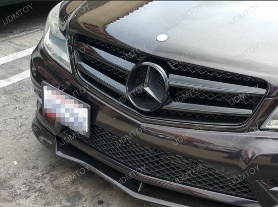 Mercedes Tow Hole License Plate Relocator