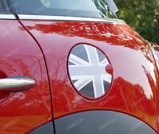 Mini Cooper Union Jack Uk Flag Pattern Gas Cap Cover Vinyl Sticker Mini Cooper Gas Cap Cover