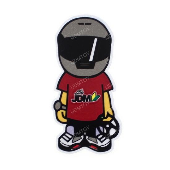 JDM Japanese Style Drift Racing Boy, Eat Sleep JDM Sticker Decal