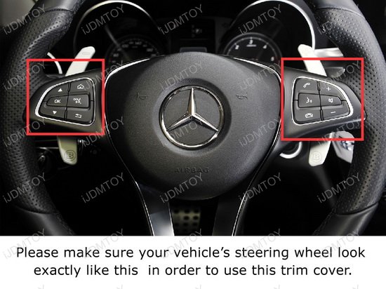 Mercedes benz c300 steering wheel cover