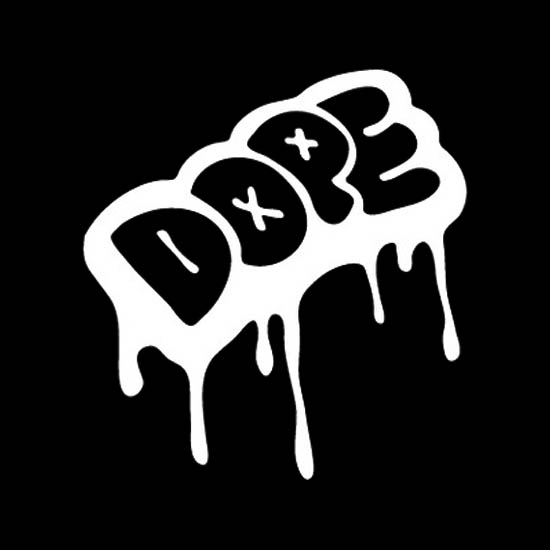 Urban Graffiti Drip Dope Car Windows Bumper Sticker Decal Graphics