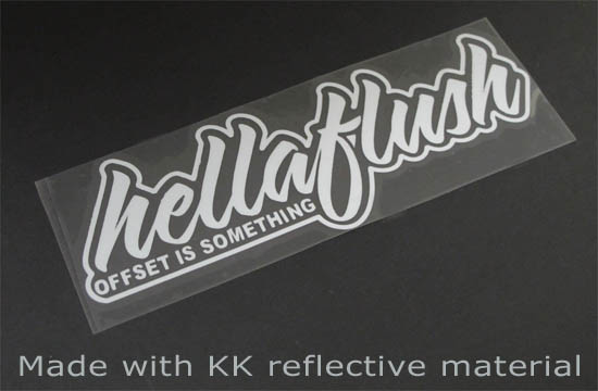 JDM Hellaflush Culture Car Windows Bumper Vinyl Sticker Decal Graphics