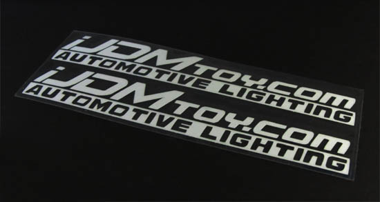 iJDMTOY.con Automotive Lighting Window Decal