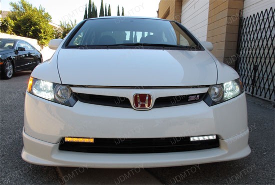 Amber White Switchback LED Daytime Running Lights