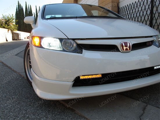 Amber White Switchback LED Daytime Running Lights