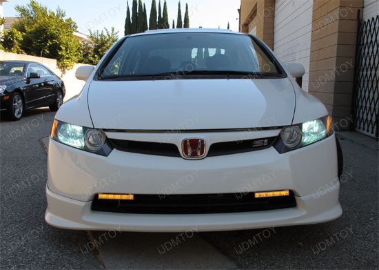 Amber White Switchback LED Daytime Running Lights