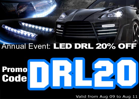 Annual Sale: LED DRL 20% OFF