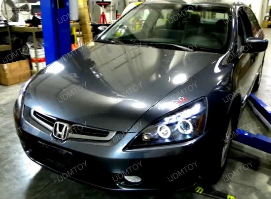 Honda accord angel eye headlights #5