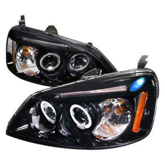 Install projector headlights 2001 honda civic #3