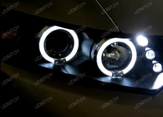 Angel eye headlights honda civic #4