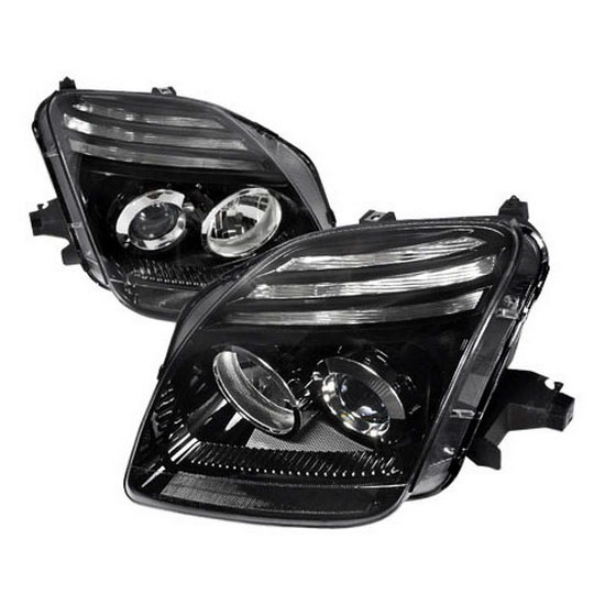 Honda prelude black housing headlight #4