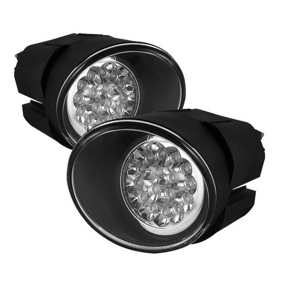 0001 Nissan Maxima Sentra Frontier Xterra Clear LED Fog Lights