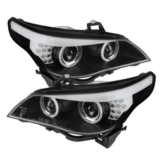 Bmw e60 aftermarket headlights #5