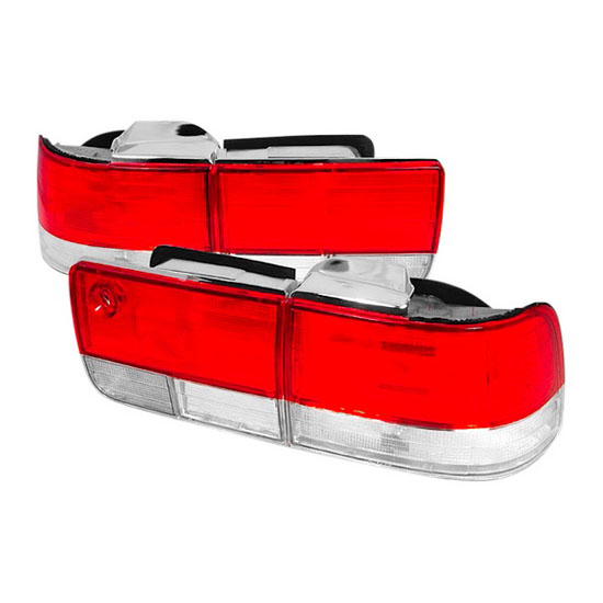 1992 Honda accord red/clear tail lights #3