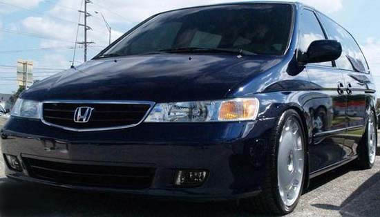 03 04 Honda Odyssey Smoke Housing Oem Style Fog Lights 2003 2004 Honda Odyssey Oem Style Dark Smoked Lens Fog Lights Lamps