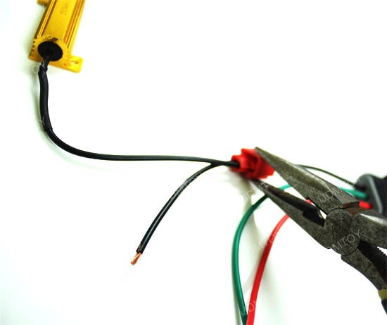 Install load resistors for LED turn signal light bulbs