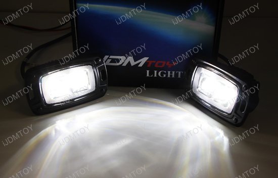 Flush Mount 10W CREE LED Backup or Driving Pod Lights For Car SUV Truck