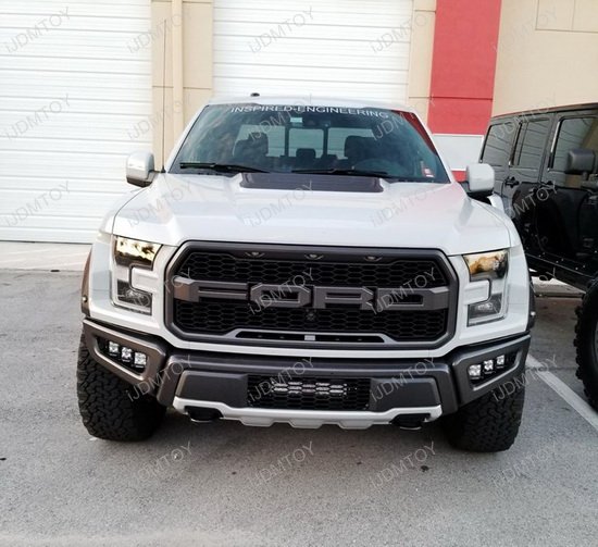 2017-up Ford Raptor Invisible OEM Grille Mount LED Light Bar