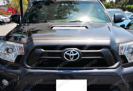 12-15 Toyota Tacoma w/ Hood Scoop Bulge Flexible LED Light Strip