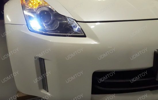 2006-09 Nissan 350Z LED Daytime Running Lights | LED Bumper Reflectors