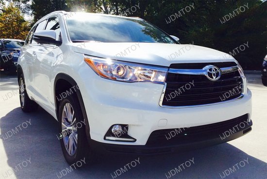 Toyota Highlander High Power LED Fog Lights Daytime DRL Kit