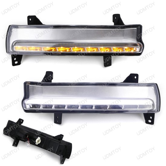 Jeep Compass Switchback LED Daytime Lights w/Sequential Turn Signal