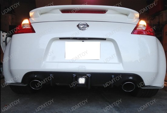 2009-up Nissan 370Z LED 4th Brake Rear Fog Light Reverse Lamp DIY