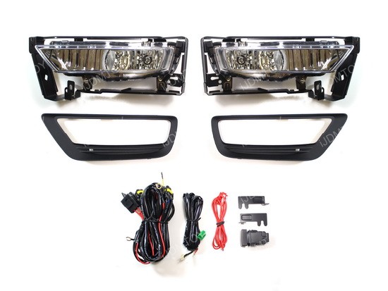 13-15 Honda Accord Sedan Clear Housing OEM Style Fog Lights