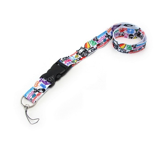 iJDMTOY JDM Fresh As Fck Domo Shocker Graphic Nylon Lanyard