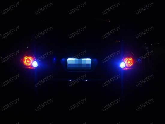 Blue 15 LED 7440 7443 LED Bulbs Backup Reverse Lights  