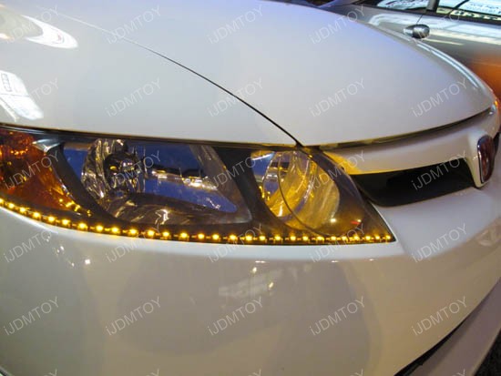 20 Side Glow White/Amber Switchback LED Strip Lights  