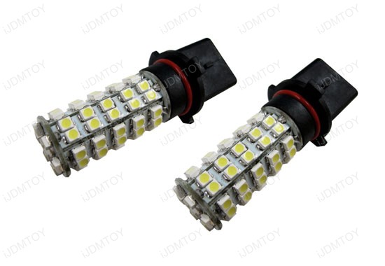   White 68 SMD SH23W (P13W) LED bulbs For Mercedes W212 E Class DRL