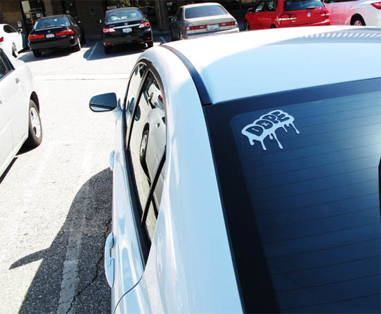 Urban Graffiti Drip Dope Car Windows Bumper Sticker Decal Graphics