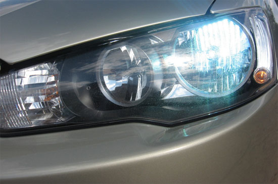 2008 up Mitsubishi Lancer HID Headlight Always ON Daytime Running 