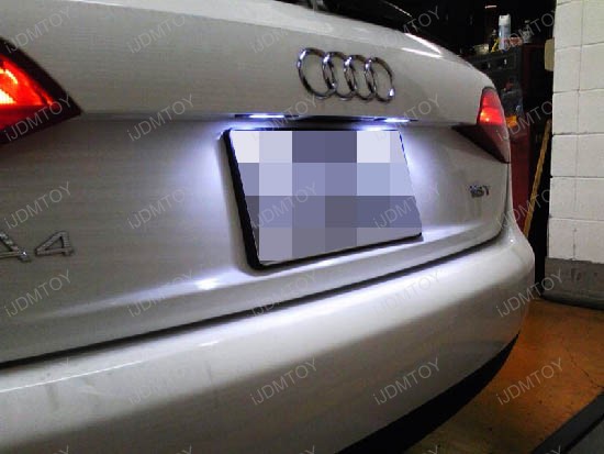 Error Free LED License Plate Lights Audi B8 A4 A5 S4 S5  