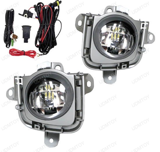 2010-11 Toyota Prius High Power LED Fog Lights Assembly Kit w/ Wiring