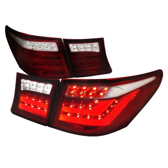 2007-2009 Lexus LS460 Red LED Tail Lights